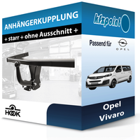für Opel Vivaro 03.2019-Jetzt Hook AnhäNgerkupplung Starr Neu