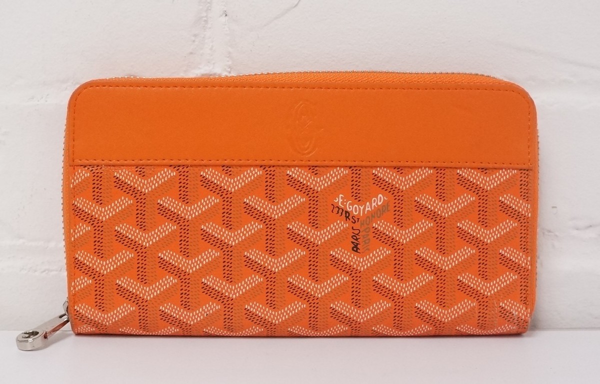 Goyard Paris Matignon GM Wallet Orange | eBay