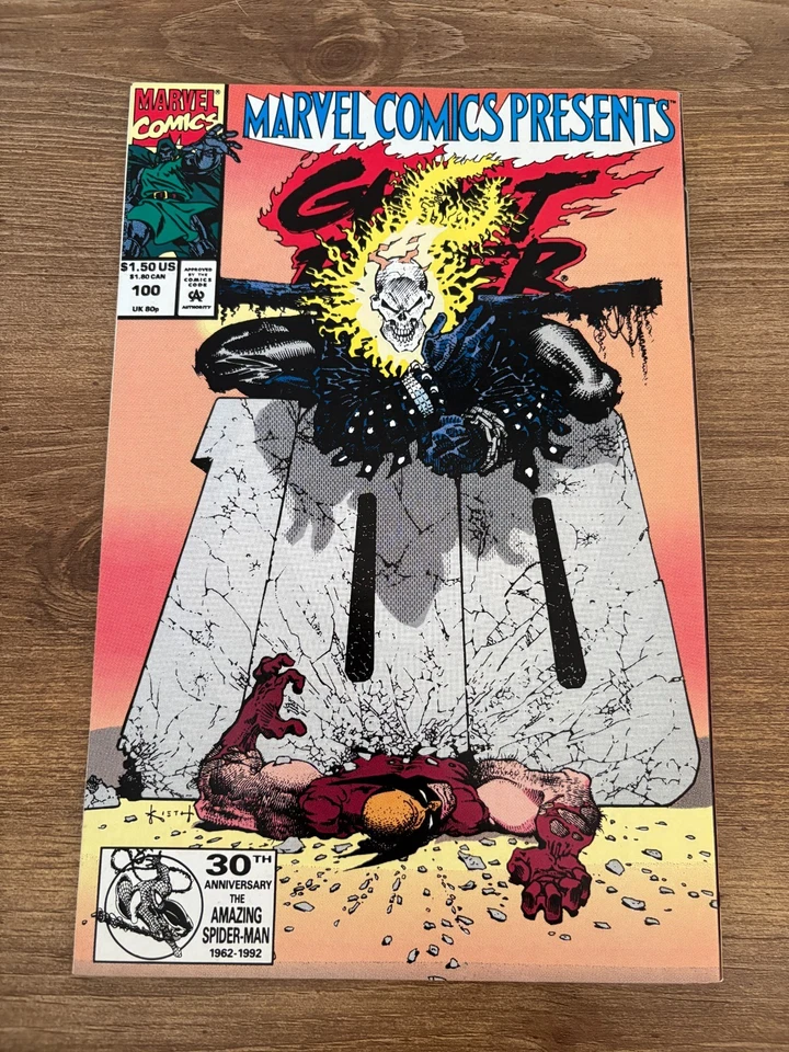 Marvel Comics Presents # 100 NM Wolverine Comic Book X-Men Ghost Rider 8 J355 - Image 2 of 2