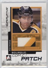 2009-10 ITG Superlative Volume 2 Silver /30 Ray Bourque Raymond Patch HOF k4s