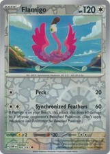 FLAMIGO 185/197 OBSIDIAN FLAMES POKEMON (REVERSE HOLO, NM)