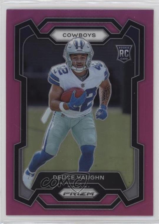 2023 Panini Prizm Rookies Pink Prizm Deuce Vaughn #324 go9