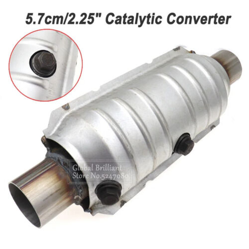 2.25" Inch Universal Sports Cat Catalytic Converter High Flow 400 Cell Stainless - Picture 6 of 15