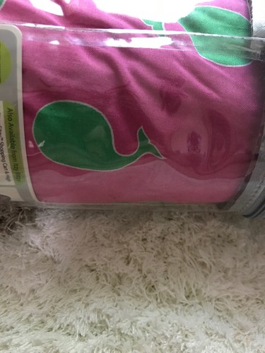 Itzy Ritzy Peek A Boo Infant Carrier Pod Universal Fit Pink Green Whales New - Picture 7 of 7