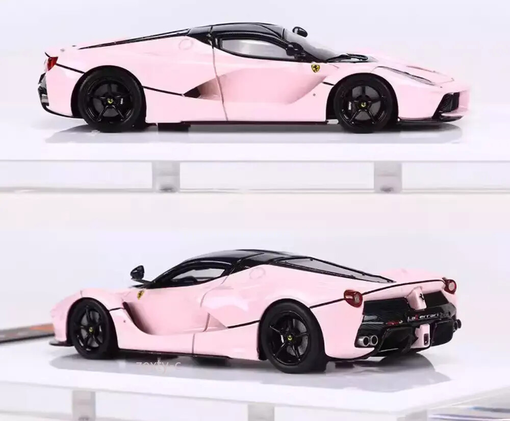 DMH 1:64 Pink Laferrari Aperta Super Racing Sports Model