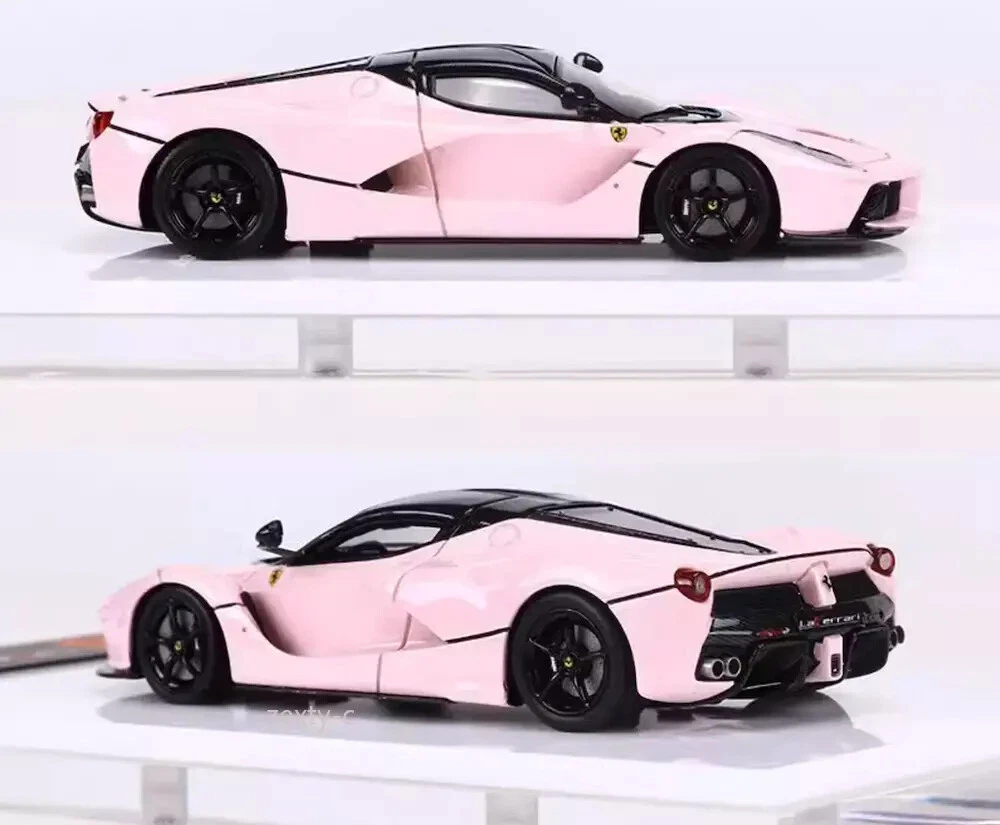 ミニカー DMH 1/64 Ferrari LaFerrari Aperta DMH 1:64 Red Laferrari Aperta Convertible Sports Model