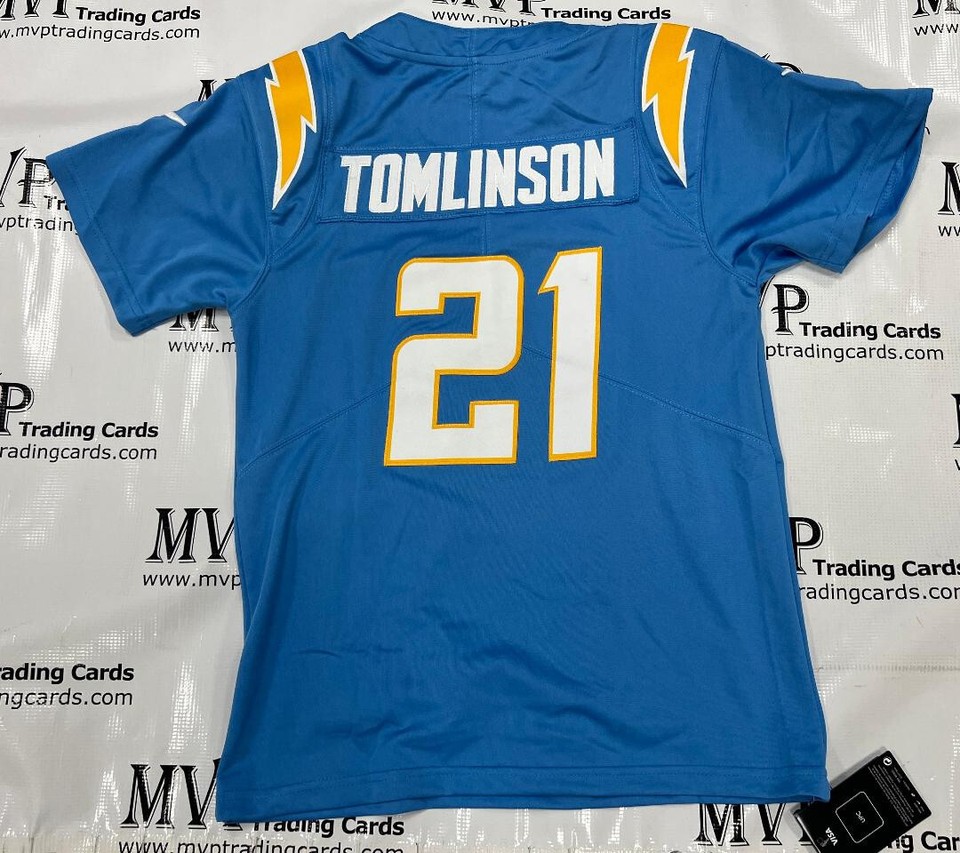LaDainian Tomlinson Blue Los Angeles Chargers Youth Size XL Stitched