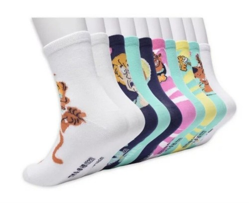 Warner Bros Scooby-Doo Women's Shortie Crew Socks, 10-Pack, Fits Shoe Sizes 4-10 - Picture 9 of 9