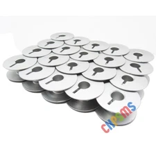 20 ALUMINUM BOBBINS INDUSTRIAL SINGLE NEEDLE SEWING MACHINES #272152