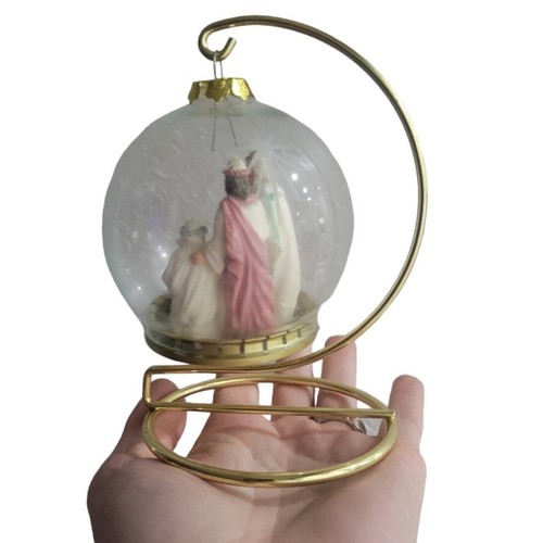 Vintage 1994 House of LLoyd hängende Drei Könige Krippe Ornament mit Ständer - Bild 2 von 10