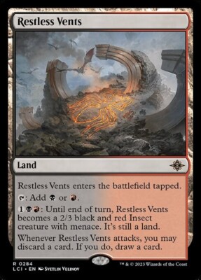 *MtG: 2x RESTLESS VENTS - The Lost Caverns of Ixalan Rare - magicman-europe*
