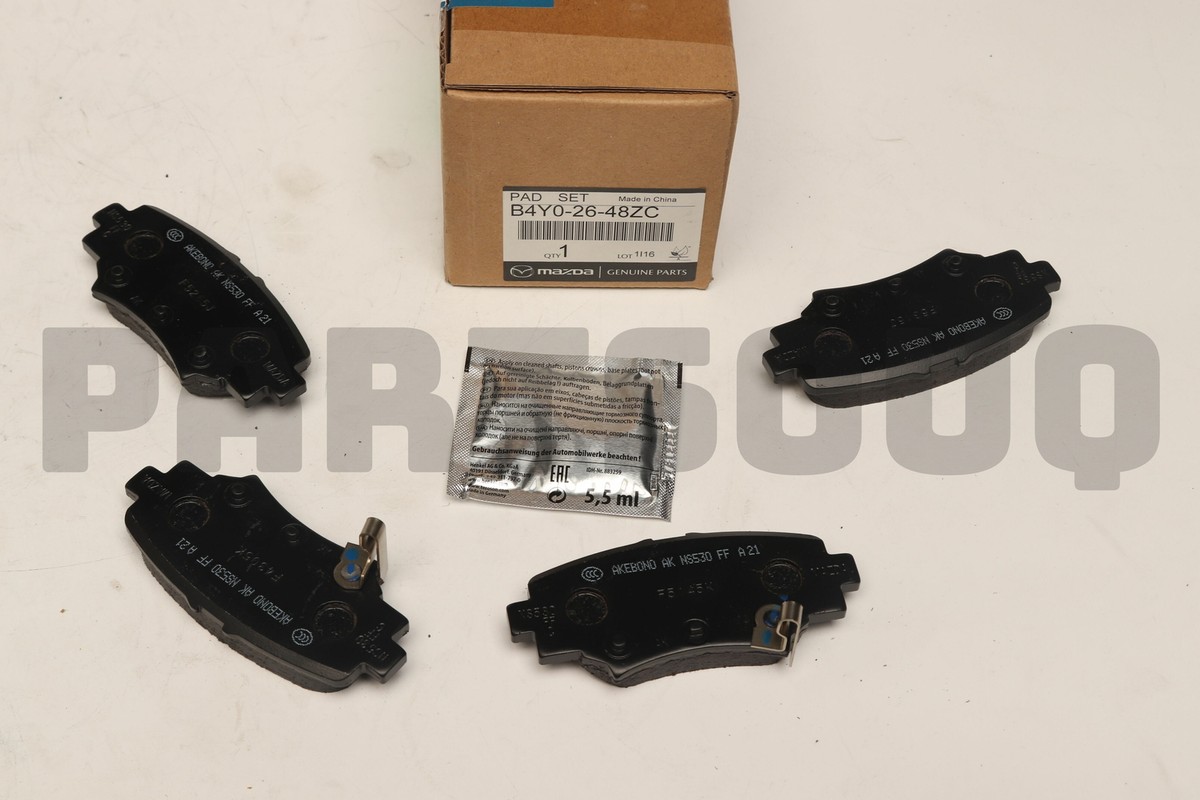 B4Y02648ZC Genuine Mazda PAD SUB SET,RR CALIP B4Y0-26-48ZC | eBay
