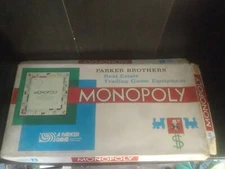 Vintage Monopoly 1961 Parker Bros. / General Mills missing pieces see photos