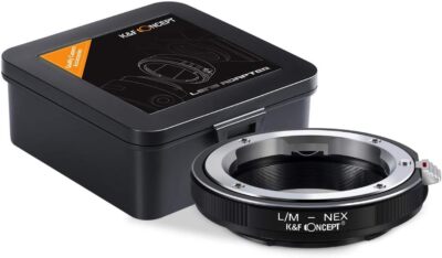 K&F CONCEPT LM to NEX Adapter fr Leica M Lens to Sony Alpha Nex E-Mount Camera