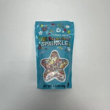 Trader Joe’s All Occasion Sprinkle Dye Free 3.5 OZ Cake Cookie Decorations