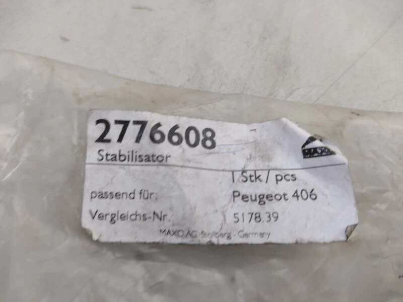 Barra de caída eje trasero peugeot 406 (largo) 517839 NUEVO NOS NEW OEM Foto 4 de 4