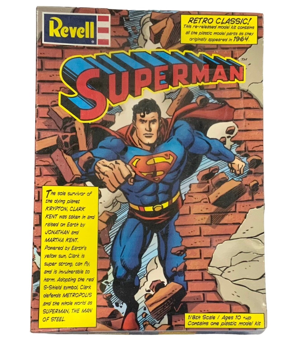 Revell DC Comics Superman Model Kit Factory Sealed New Retro 