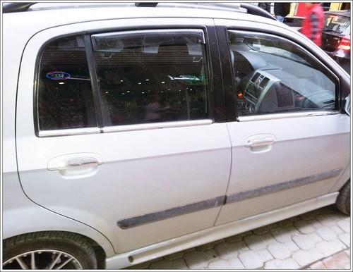 Recorte cromado de marco de ventana 6 piezas acero inoxidable para Hyundai Getz 2002-up - Imagen 5 de 10