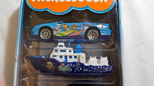 Matchbox 5 pack 2002 Nickelodeon sealed mint in box includes Spongebob boat. - Picture 2 of 12