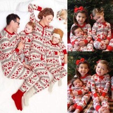 2025 Christmas Pyjamas Family Matching Adult Kids Xmas Nightwear Pajamas Pjs Set