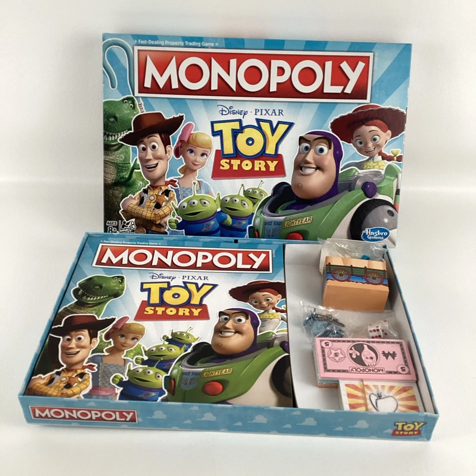 Monopoly Disney Pixar Toy Story Edition Family Game Night Hasbro Gaming 2018 New - Image 2 of 4