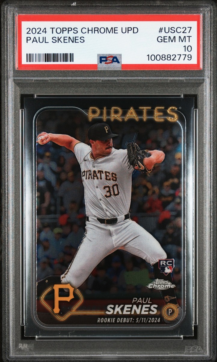 シングルカード Topps - PSA 10 Topps Chrome Update Paul Skenes PSA 10 PAUL SKENES 2024 TOPPS CHROME UPDATE Rookie Debut