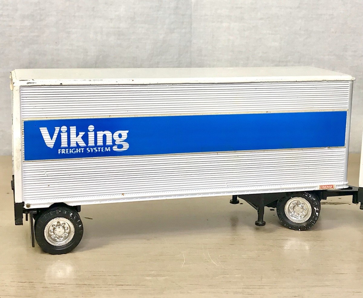 Vintage Viking Freight System Big Rig Trailer Truck Diecast Tonkin
