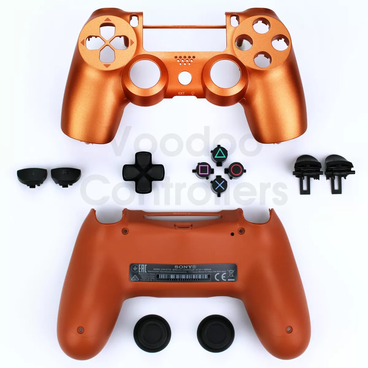 Patriotisk dø væg Housing Shell & Buttons for Official Sony Playstation 4 Controller PS4 V2  Repair | eBay