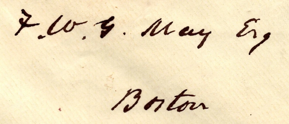 US 1861 SC. #73 TIED "BOSTON" IN RED EXCEPTIONALLY WELL CENTERED STAMP - Image 4 of 4