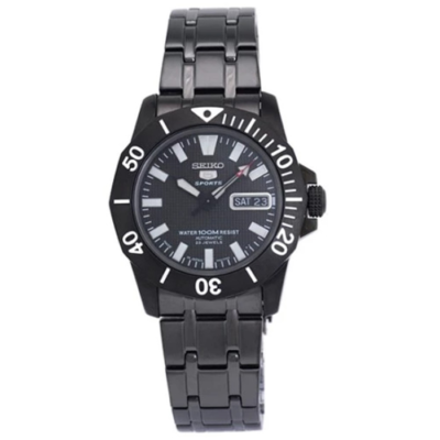 SEIKO 5 Sports SNZF85K1 Black Sea Urchin Automatic Steel IP Watch SEIKO 5 Sports SNZF85K1 Black Sea Urchin Automatic Steel IP Watch