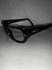 Maui Jim Sunglasses Frames KUIAHA BAY Gloss Black MJ 286-02H Italy 55-19-128