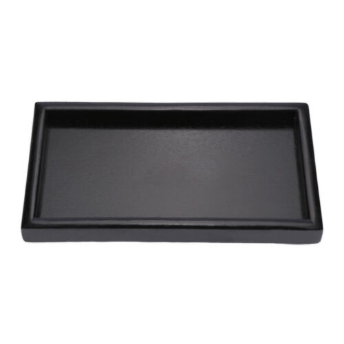 Rectangle Shape Solid Wood Tea Coffee Snack Food Serving Tray Plate Restauran AA - Picture 4 of 12