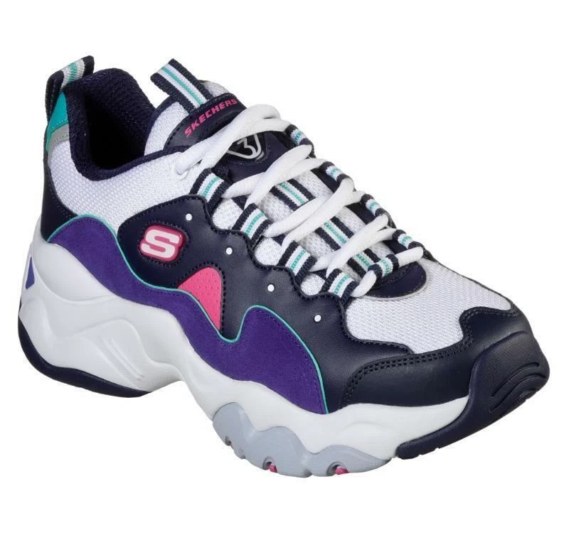 filósofo soborno Fecha roja NIB Women&#039;s Skechers Sport D&#039;Lites 3.0-Zenway Sneaker  Purple/Pink/White SIZE6-9 | eBay