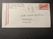 NAVY #3149 Samar Island, P.I. 1945 WWII Naval Cover USNAB Sailor's Mail