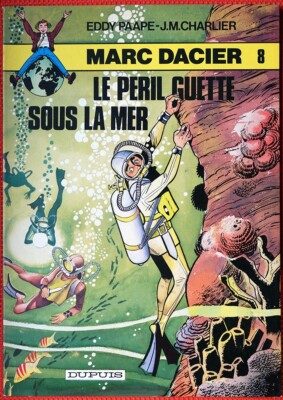 BD MARC DACIER AU DELA DU PACIFIQUE deligne en N/B PAAPE / CHARLIER