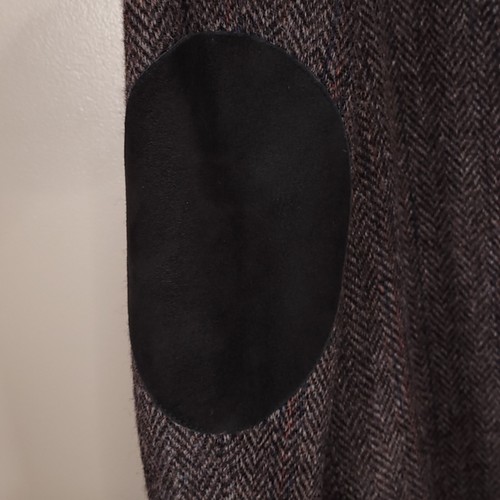 Vintage Stafford Harris Tweed Scottish Wool Men's 46 2 Button Sport Coat - Picture 7 of 10