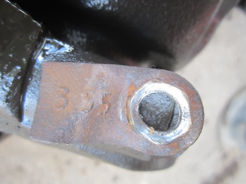 MOPAR 8 3/4 489 CASE CHUNK CENTER SECTION DROP OUT PIG 3.55 GEARS OPEN CARRIER - Picture 11 of 11