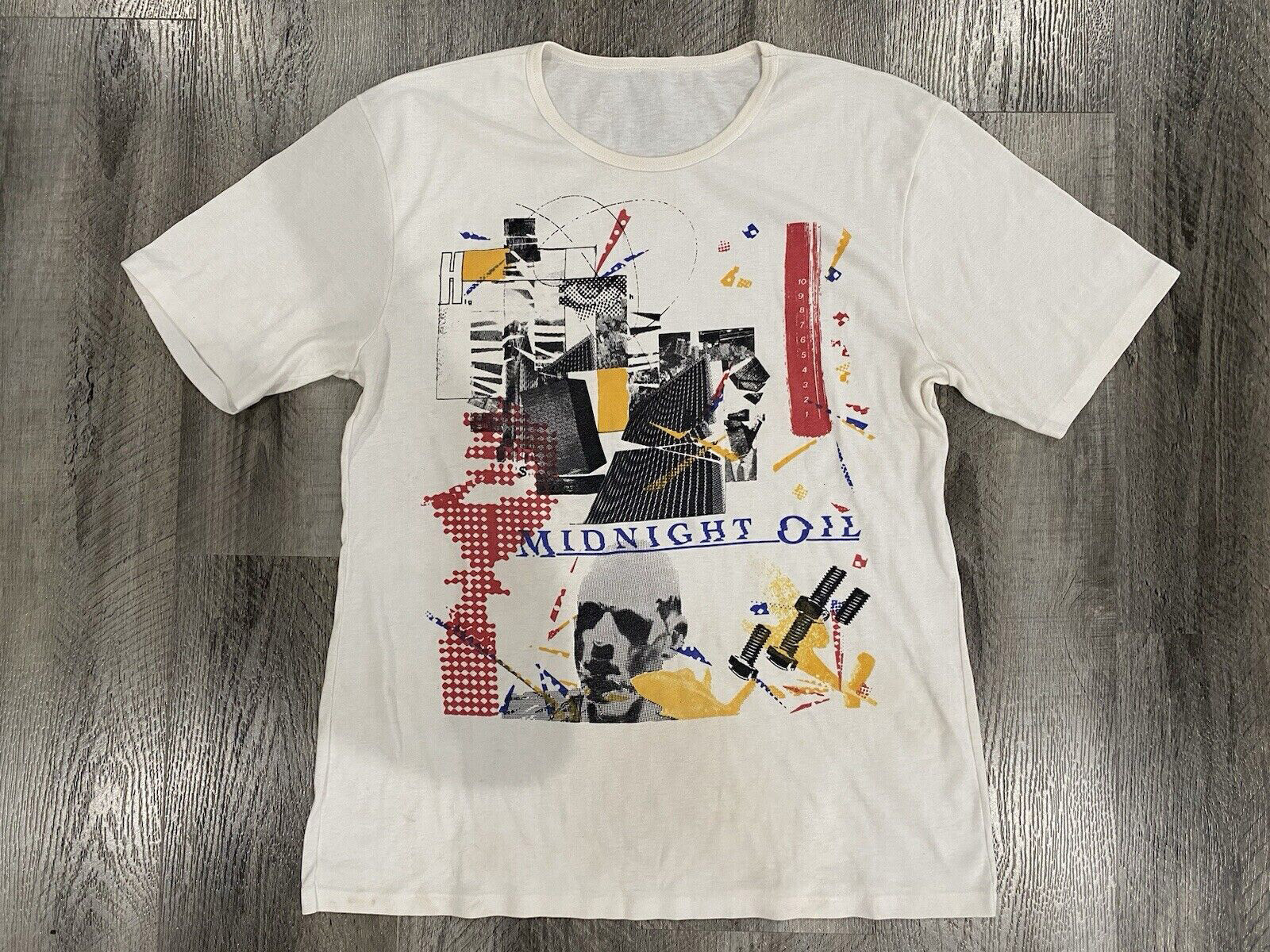 Rare Midnight Oil Band T-Shirt Unisex Cotton Tee All Sizes BO761