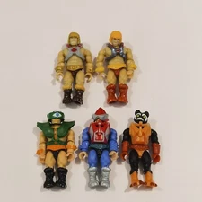 5 loose action figures mega Construx MOTU he-man stinkor tri-klops mekaneck toy