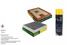 MANN FILTER Paket MANNOL Klimareiniger für Audi A1 8X1 1.4 TFSI 8XF VW Polo