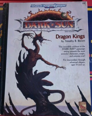 Advanced Dungeons & Dragons 2nd Edition Dark - Sun Dragon Kings