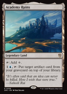 Academy Ruins - Commander Aetherdrift DRC 58 - NM EN - Magic MTG