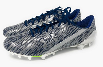ua spotlight cleats blue