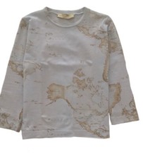 maglia bimbo ALVIERO MARTINI 1A CLASSE Beige t-shirt kid Tg. 3-4 Anni
