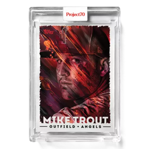 2021 Topps Project 70~1995 Mike Trout #724~ By Mikael B PR:1,452