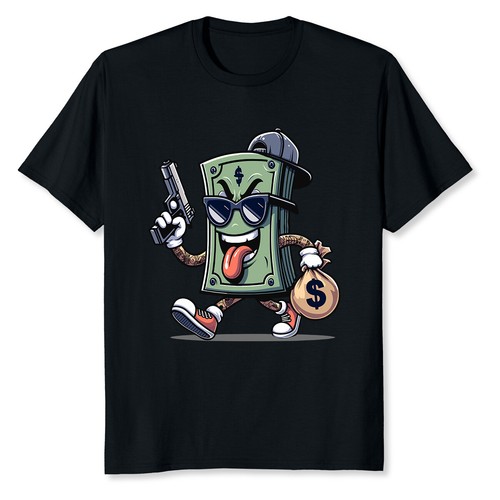 NEW LIMITED Hip Hop Dope Swag Rap Lover Gift Funny Cash Stacks Bills T ...