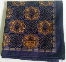 HANDKERCHIEF VINTAGE ART PAISLEY 18" PATTERN MEN'S POCKET SQUARE SCARF