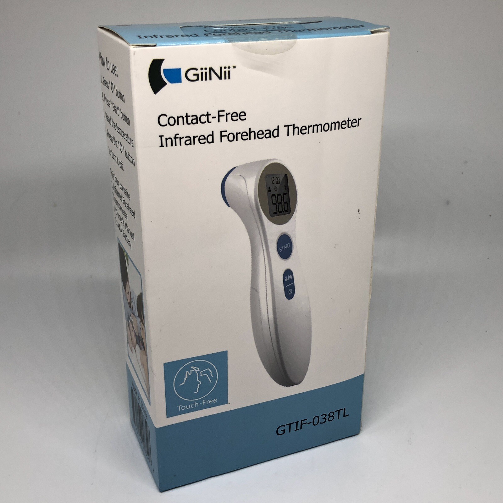GiiNii ContactFree Infrared Forehead Thermometer GTIF038TL