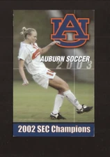 Auburn Tigers 2003 Soccer Pocket Schedule Golden Flake Southeastern Conference