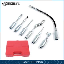7pc Grease Gun Adapter Set Lubing Hose Fitting Zerk Tip Assortment Kit